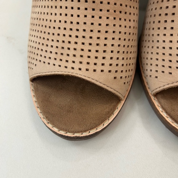 TOMS Beige Perforated Mules - Picture 5 of 6